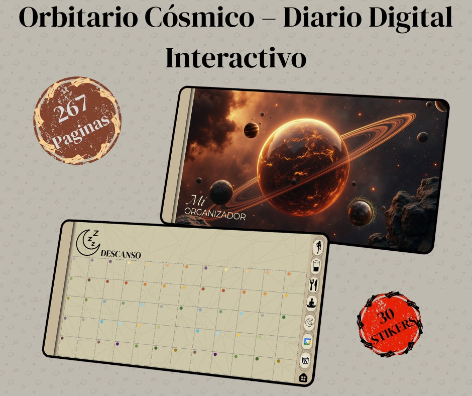 Orbitario Cósmico - Diario Digital Interactivo