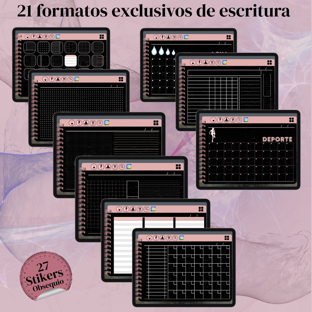 Diario de escritura cósmica, diario digital para creación